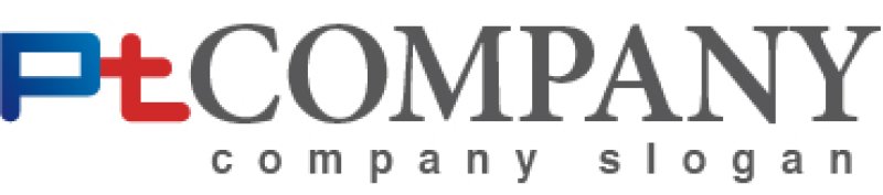 画像5: P・人・T・グラデーション・アルファベット・ロゴ・マークデザイン2132 (5)