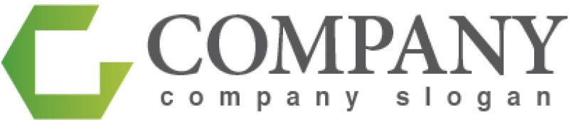 画像5: G・六角形・四角・グラデーション・アルファベット・ロゴ・マークデザイン2128 (5)