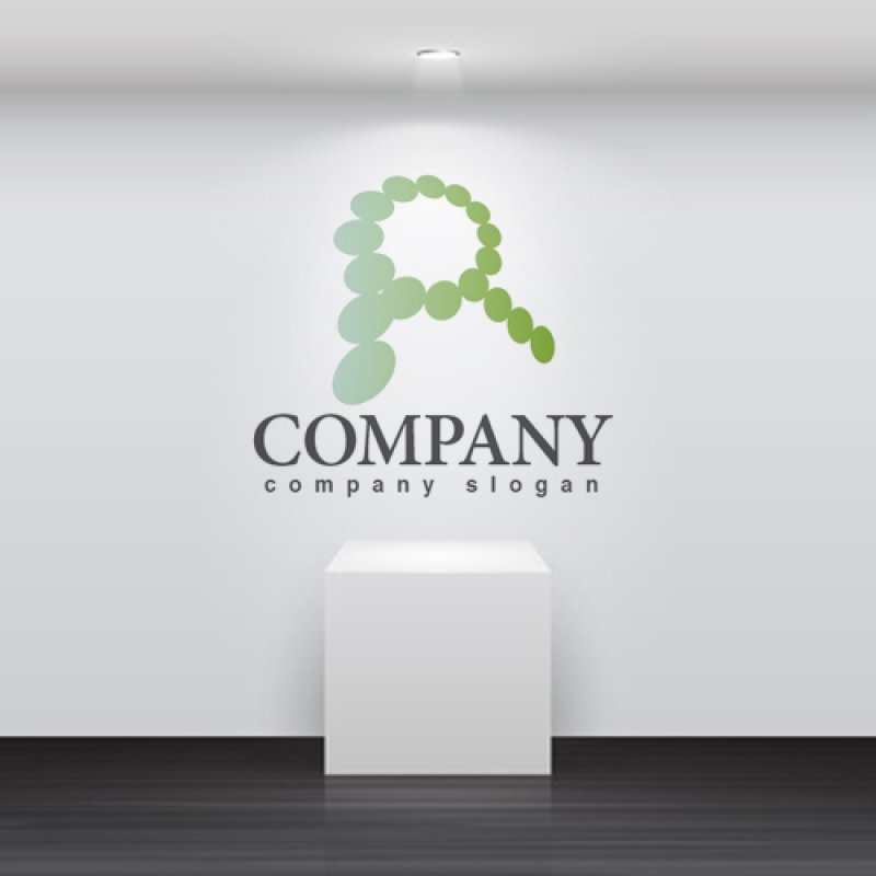 画像2: R・点・つながり・グラデーション・アルファベット・ロゴ・マークデザイン2169 (2)