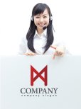 画像3: M・線・X・アルファベット・ロゴ・マークデザイン2174 (3)