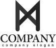 画像4: M・線・X・アルファベット・ロゴ・マークデザイン2174 (4)