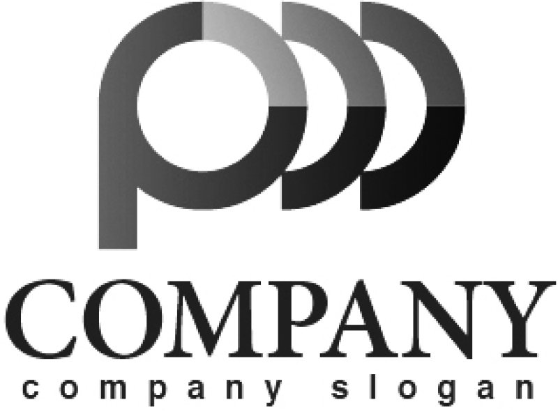 画像4: P・輪・連続・アルファベット・ロゴ・マークデザイン2190 (4)