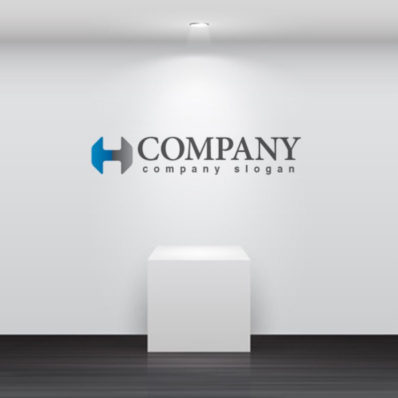 画像6: H・六角形・スパナ・アルファベット・グラデーション・ロゴ・マークデザイン2194 (6)