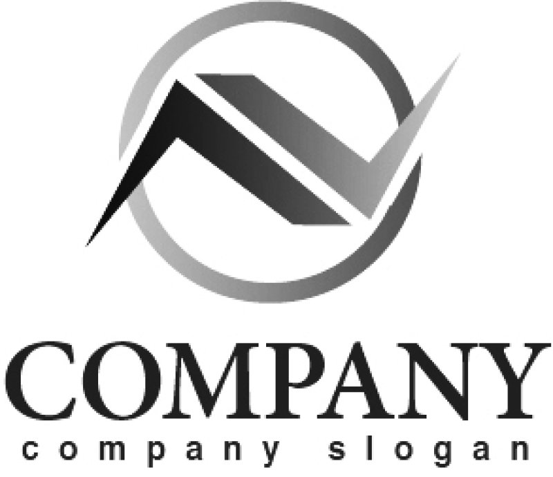 画像4: N・輪・折り紙・グラデーション・アルファベット・ロゴ・マークデザイン2222 (4)