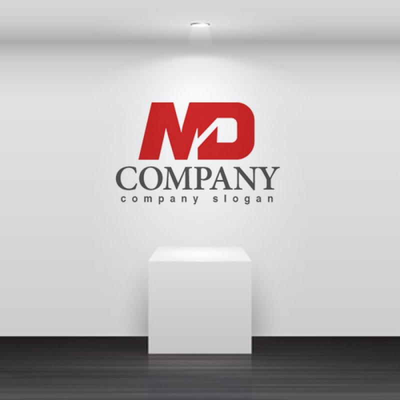 画像2: M・D・N・シンプル・アルファベット・ロゴ・マークデザイン2229 (2)