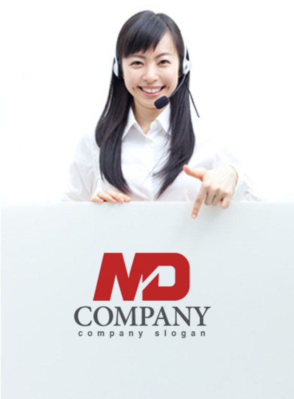 画像3: M・D・N・シンプル・アルファベット・ロゴ・マークデザイン2229 (3)