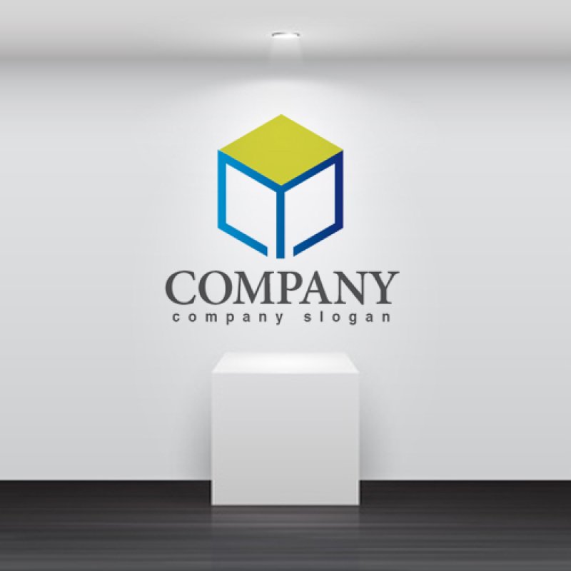 画像2: Y・箱・立方体・グラデーション・アルファベット・ロゴ・マークデザイン2234 (2)