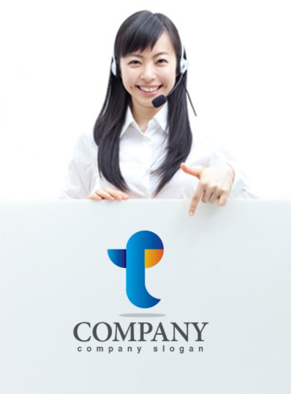 画像3: T・曲線・P・輪・アルファベット・ロゴ・マークデザイン2248 (3)