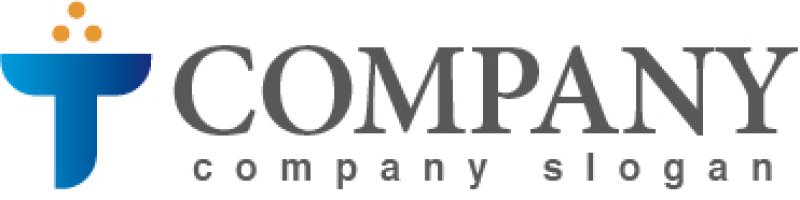 画像5: T・噴水・点・グラデーション・アルファベット・ロゴ・マークデザイン2260 (5)