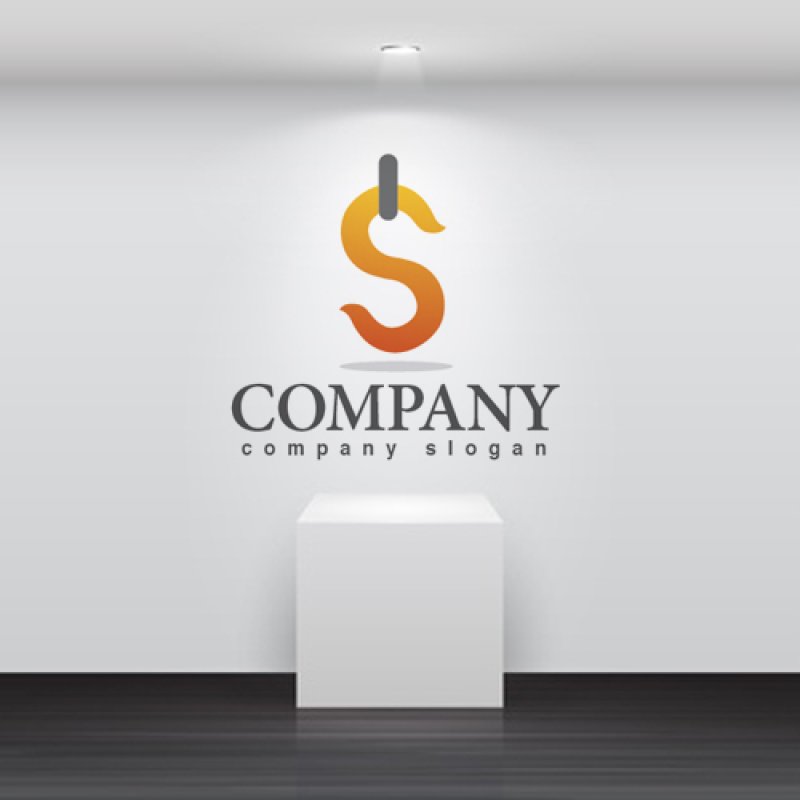 画像2: S・クレーン・鎖・アルファベット・ロゴ・マークデザイン2275 (2)