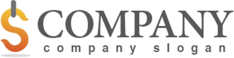 画像5: S・クレーン・鎖・アルファベット・ロゴ・マークデザイン2275 (5)