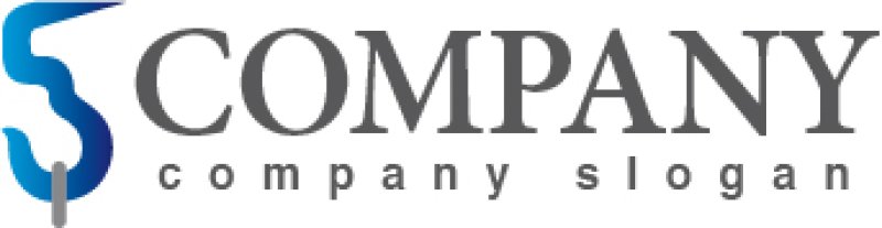 画像5: S・レッカー・クレーン・鎖・アルファベット・グラデーション・ロゴ・マークデザイン2277 (5)