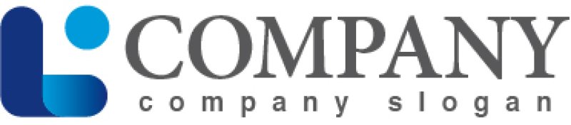 画像5: L・人・月・点・アルファベット・グラデーション・ロゴ・マークデザイン2278 (5)