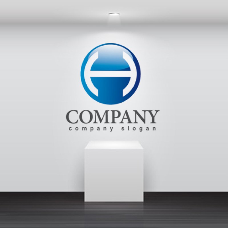 画像2: H・輪・球・アルファベット・グラデーション・ロゴ・マークデザイン2285 (2)