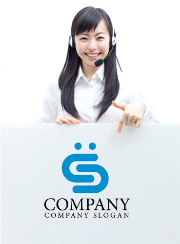 画像3: S・線・カエル・アルファベット・ロゴ・マークデザイン2295 (3)