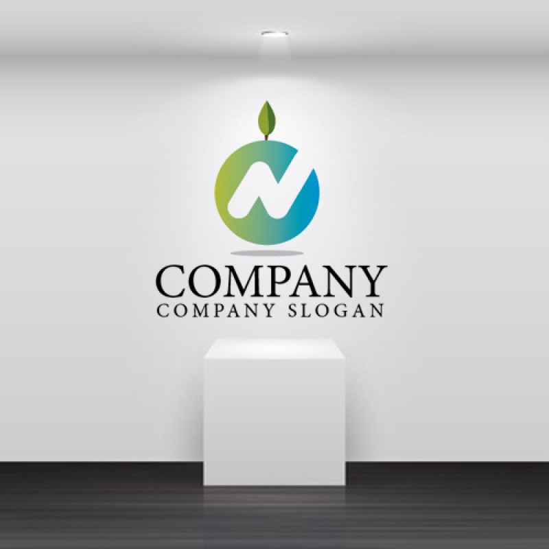 画像2: N・地球・木・成長・アルファベット・ロゴ・マークデザイン2299 (2)