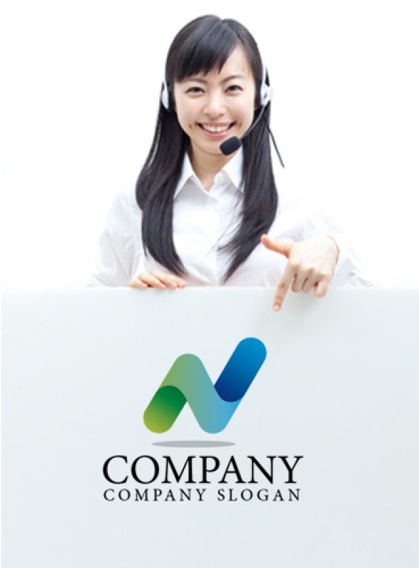 画像3: N・上昇・グラデーション・アルファベット・ロゴ・マークデザイン2301 (3)