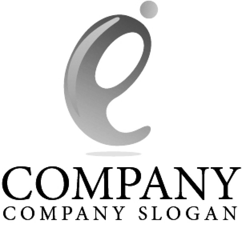 画像4: e・人・i・曲線・グラデーション・アルファベット・ロゴ・マークデザイン2317 (4)