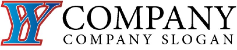 画像5: Y・W・グラデーション・アルファベット・ロゴ・マークデザイン2319 (5)