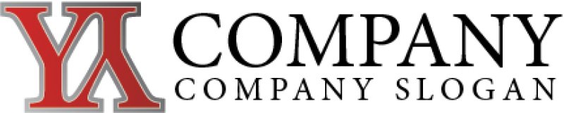 画像5: Y・対称・グラデーション・アルファベット・ロゴ・マークデザイン2322 (5)