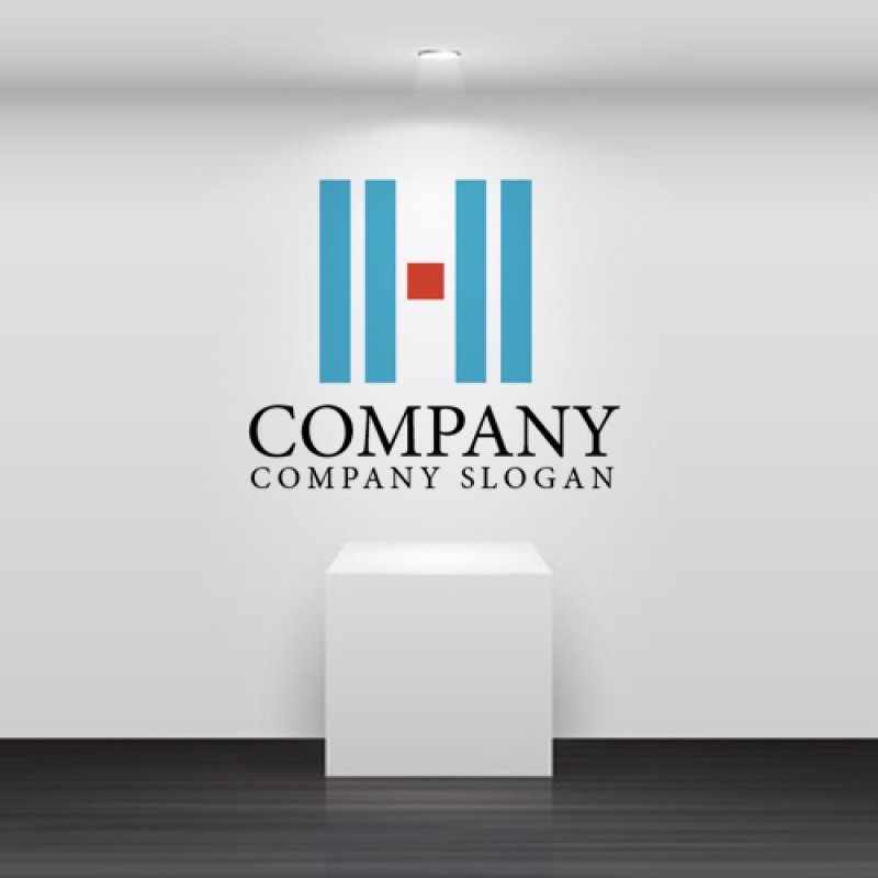 画像2: H・ビル・線・エレベーター・アルファベット・ロゴ・マークデザイン2332 (2)