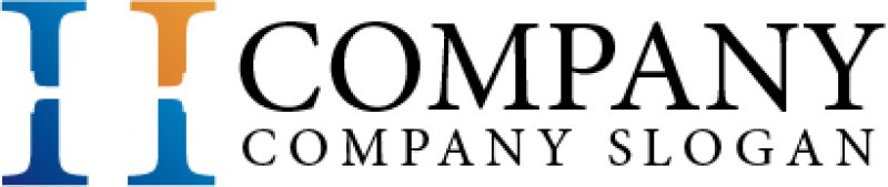 画像5: H・柱・アルファベット・グラデーション・ロゴ・マークデザイン2338 (5)