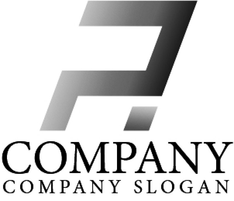 画像4: P・A・線・アルファベット・グラデーション・ロゴ・マークデザイン2351 (4)