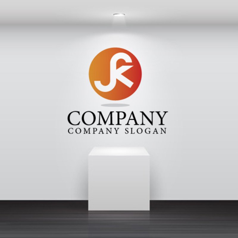 画像2: S・K・輪・グラデーション・アルファベット・ロゴ・マークデザイン2353 (2)