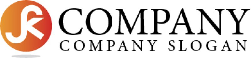 画像5: S・K・輪・グラデーション・アルファベット・ロゴ・マークデザイン2353 (5)