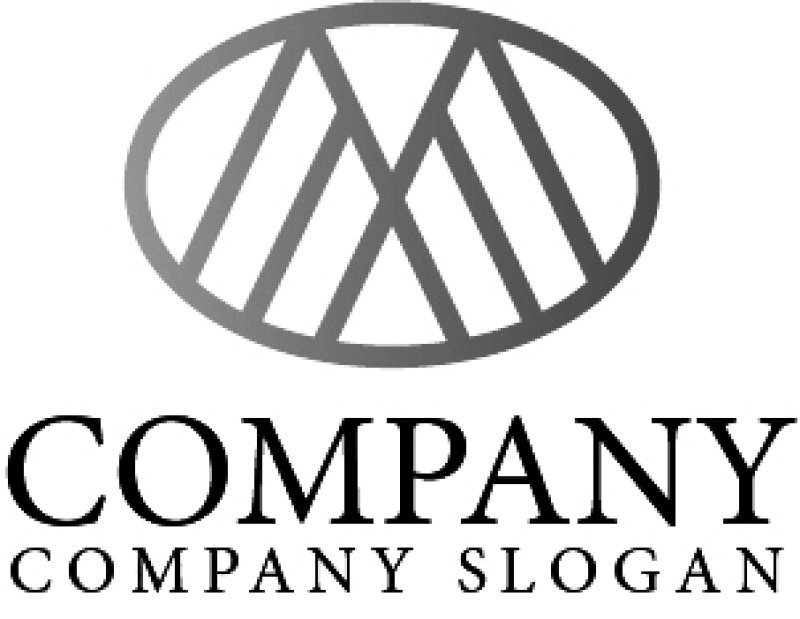 画像4: M・楕円・輪・線・グラデーション・アルファベット・ロゴ・マークデザイン2358 (4)