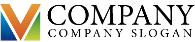 画像5: M・三角・V・アルファベット・グラデーション・ロゴ・マークデザイン2365 (5)