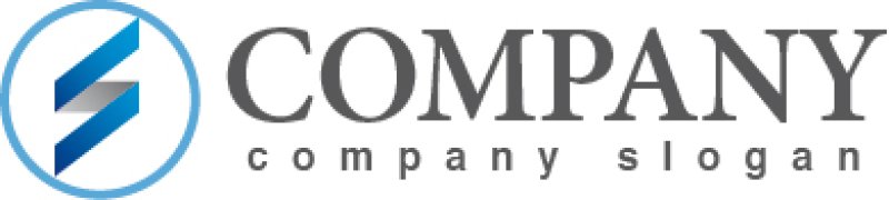 画像5: S・帯・輪・コイル・アルファベット・グラデーション・ロゴ・マークデザイン2383 (5)