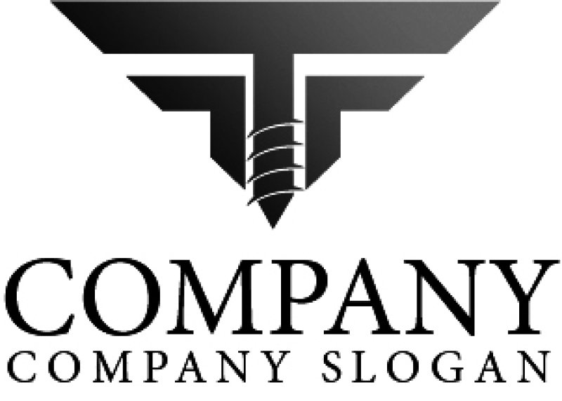 画像4: T・ネジ・翼・アルファベット・グラデーション・ロゴ・マークデザイン2387 (4)