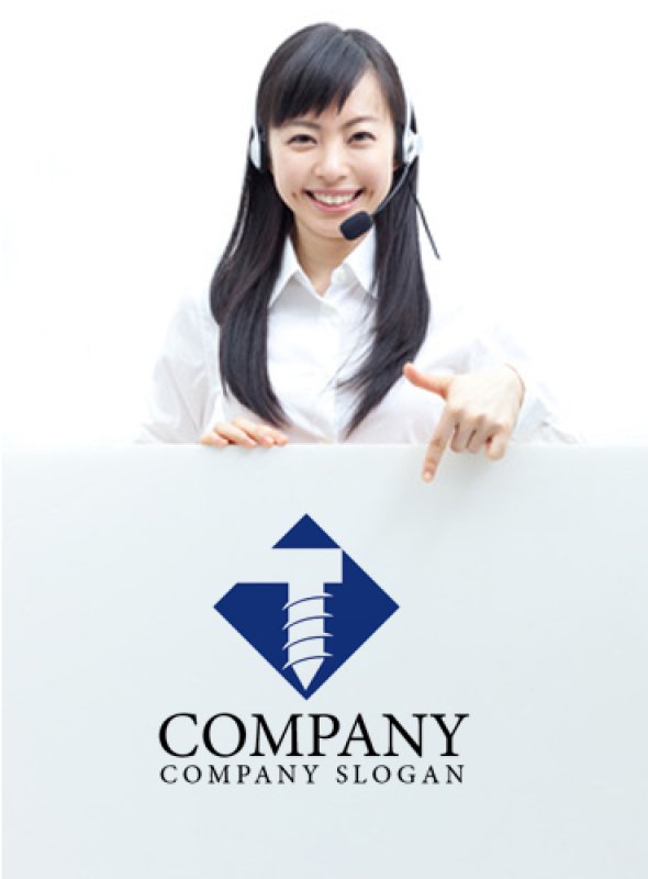 画像3: T・ネジ・四角・アルファベット・ロゴ・マークデザイン2388 (3)