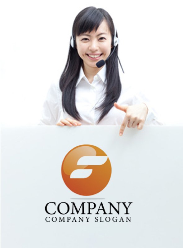 画像3: F・羽・球・グラデーション・アルファベット・ロゴ・マークデザイン2392 (3)