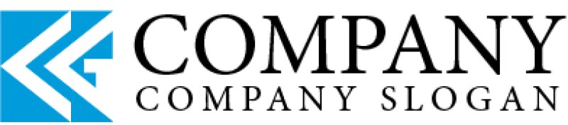 画像5: K・G・四角・アルファベット・ロゴ・マークデザイン2405 (5)