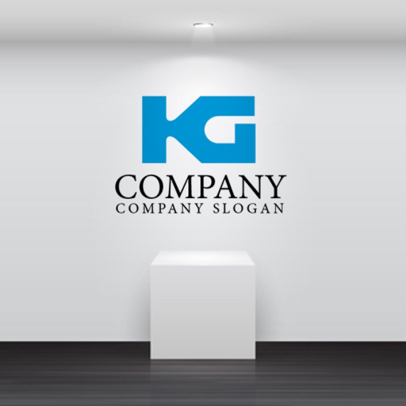 画像2: K・G・つながり・アルファベット・ロゴ・マークデザイン2407 (2)