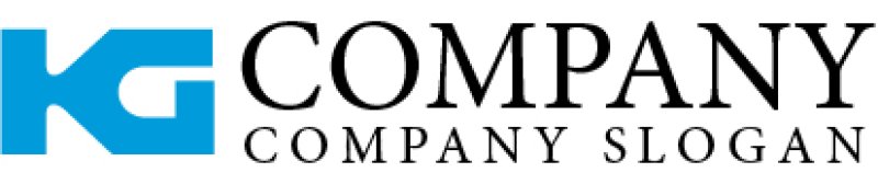 画像5: K・G・つながり・アルファベット・ロゴ・マークデザイン2407 (5)