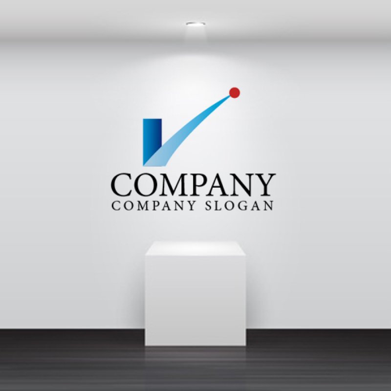 画像2: V・曲線・上昇・アルファベット・ロゴ・マークデザイン2422 (2)