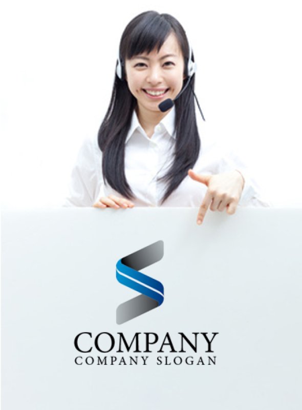 画像3: S・バネ・線・回転・アルファベット・グラデーション・ロゴ・マークデザイン2426 (3)