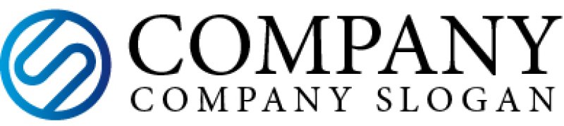 画像5: S・輪・線・パイプ・アルファベット・グラデーション・ロゴ・マークデザイン2428 (5)