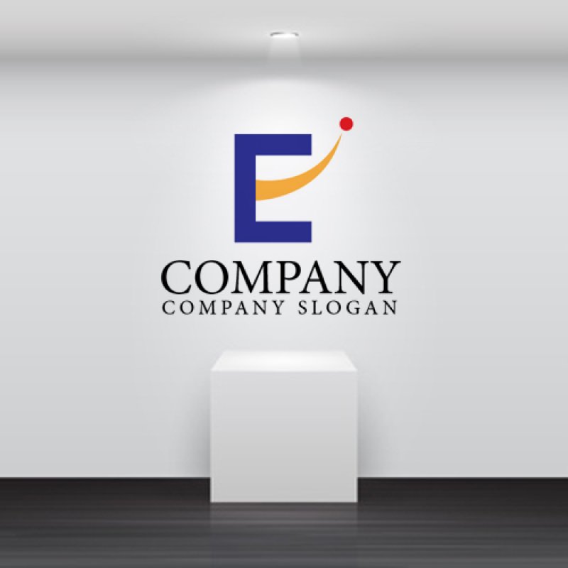 画像2: E・曲線・上昇・アルファベット・ロゴ・マークデザイン2442 (2)