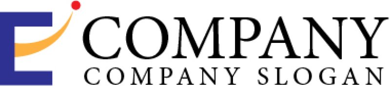 画像5: E・曲線・上昇・アルファベット・ロゴ・マークデザイン2442 (5)