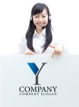 画像3: Y・V・グラス・アルファベット・グラデーション・ロゴ・マークデザイン2457 (3)