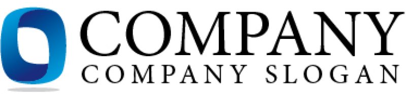 画像5: O・連続・輪・アルファベット・グラデーション・ロゴ・マークデザイン2481 (5)