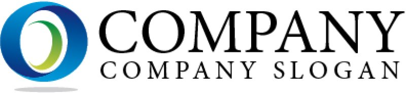 画像5: O・目・輪・楕円・波・アルファベット・グラデーション・ロゴ・マークデザイン2483 (5)