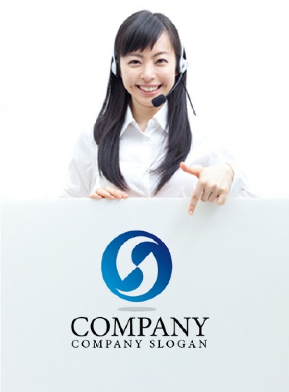 画像3: S・輪・曲線・回転・アルファベット・グラデーション・ロゴ・マークデザイン2494 (3)