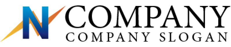 画像5: N・稲妻・アルファベット・グラデーション・ロゴ・マークデザイン2524 (5)