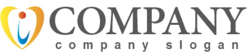 画像5: i・ハート・曲線・人・アルファベット・ロゴ・マークデザイン2571 (5)