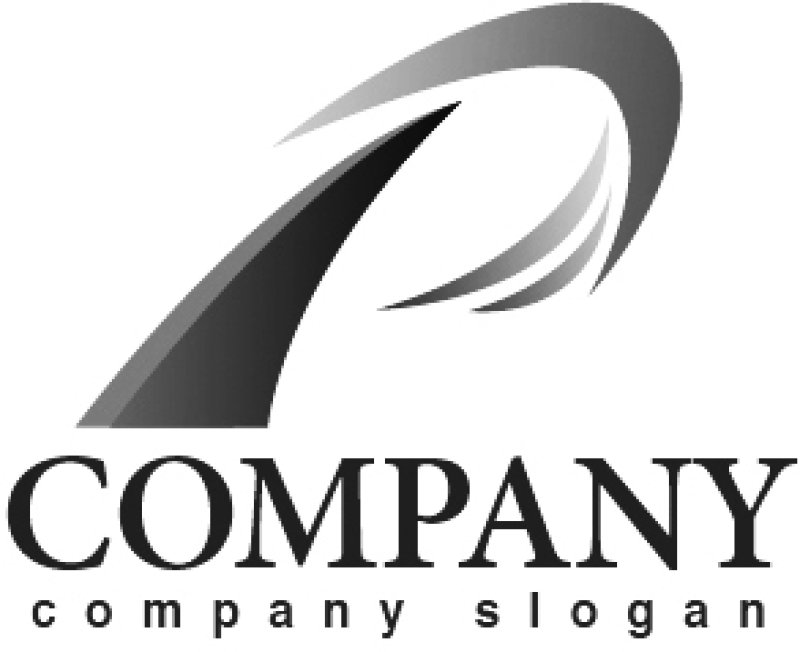 画像4: P・曲線・波・上昇・アルファベット・ロゴ・マークデザイン2585 (4)